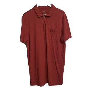 Mack Weldon Vesper Pocket Polo Shirt‎ Micro Mesh Active Casual Lightweight XXL